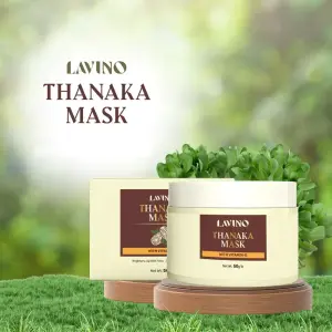 Lavino Thanaka Mask With Vitamin- E (50gm)