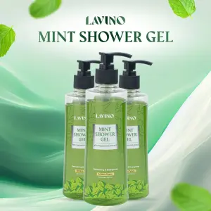 Lavino Mint Shower Gel- with Peppermint Extract ( 330ml)