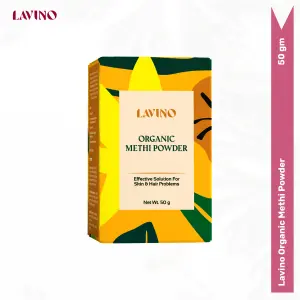 Lavino Organic Methi Powder- 50gm