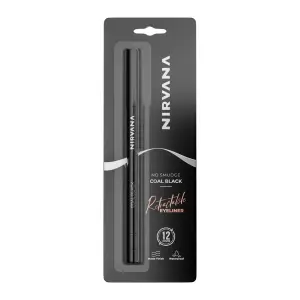 Nirvana Color No Smudge Retractable Eyeliner- Coal Black (1gm)
