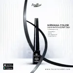 Nirvana Color Liquid Matte Eyeliner Deep Black- 3ml