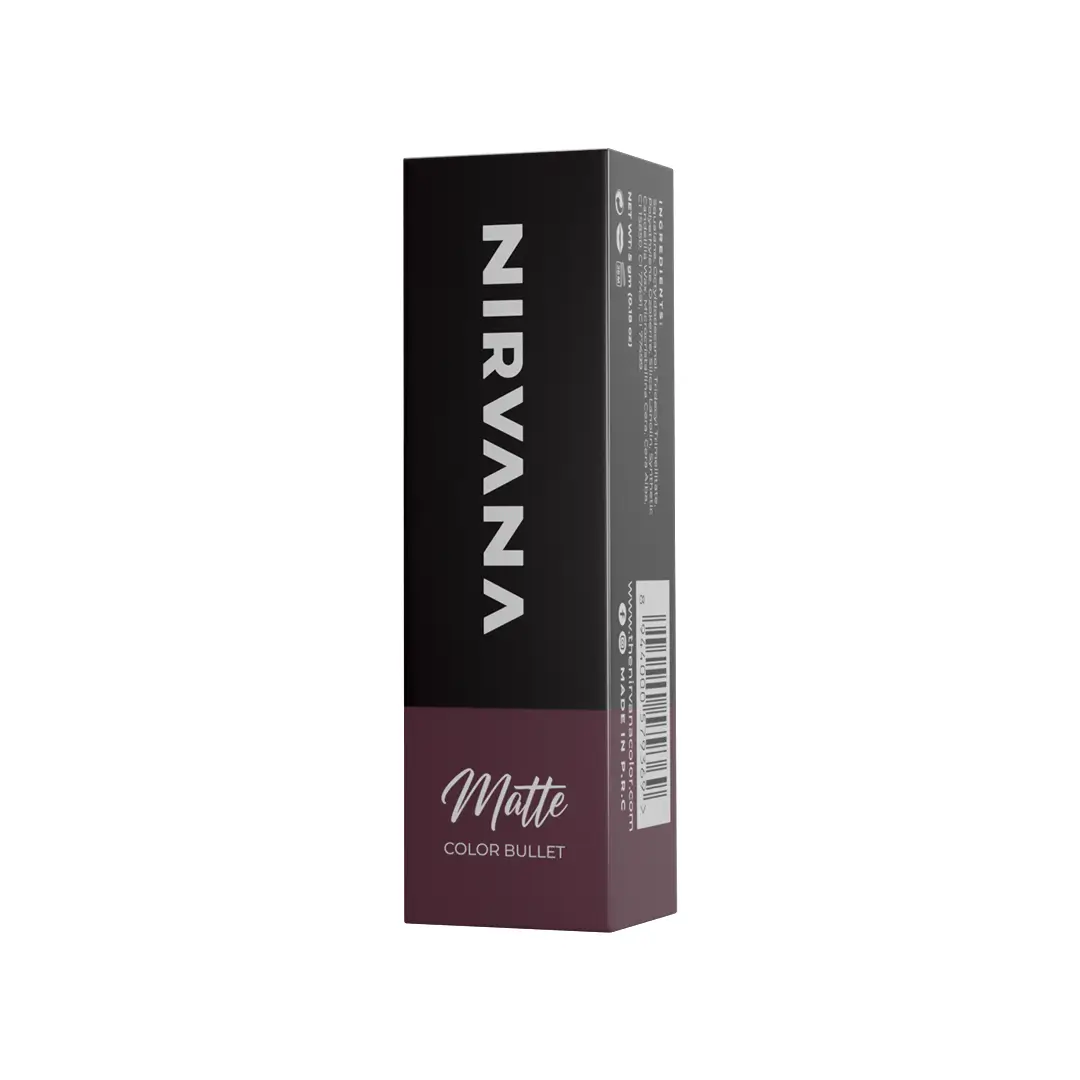 Nirvana Color Matte Bullet Lipstick- Dusky Wine B03 (5gm)