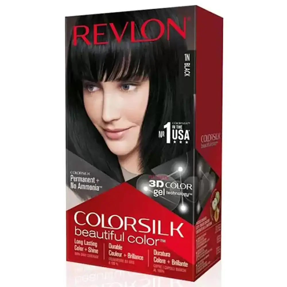 Revlon Color Silk- Black 1N- 80ml