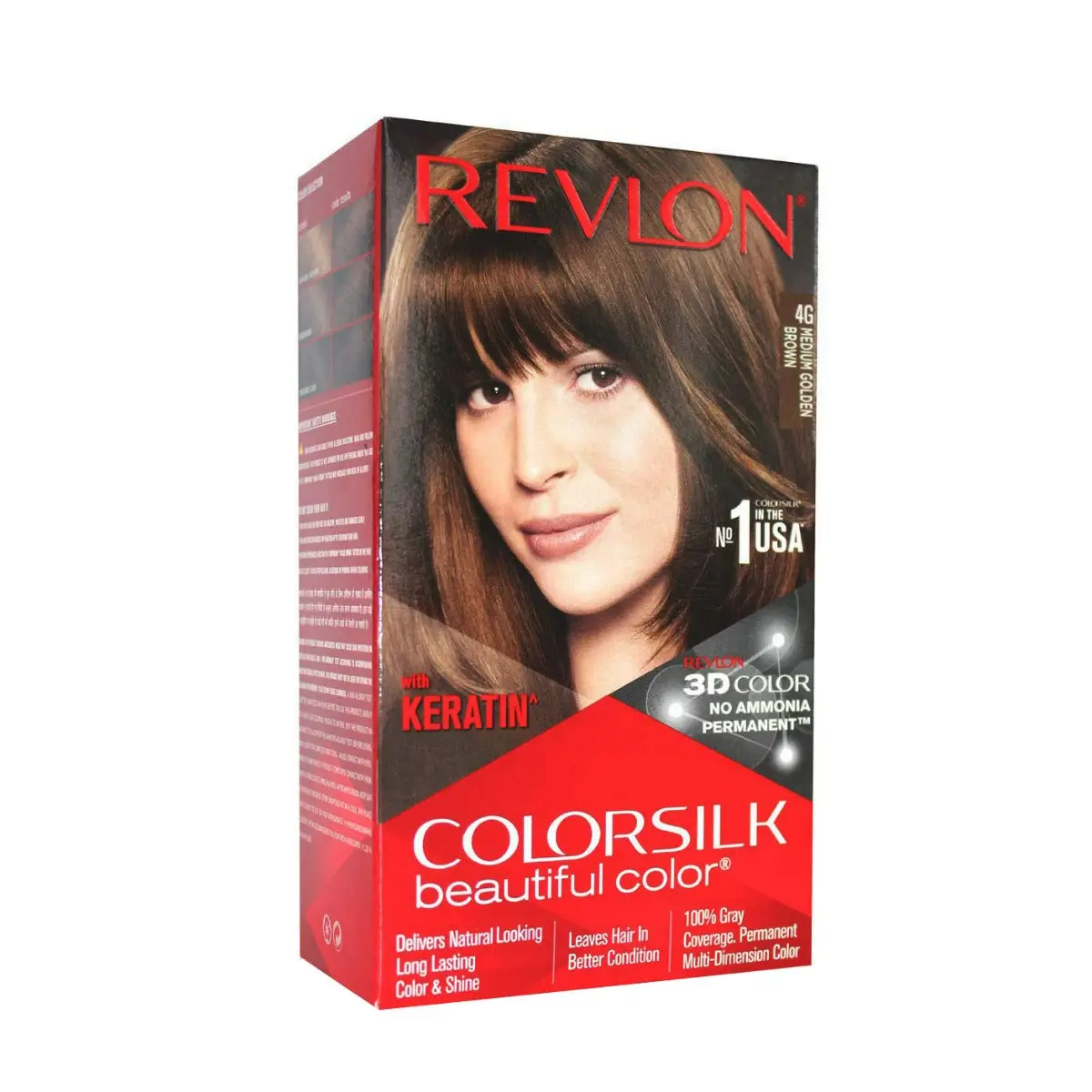 Revlon Color Silk Medium Golden Brown 4G 80ml