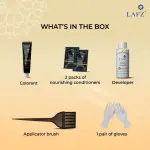 Lafz Permanent 10 Min Hair Color Cream Dubai 40ml Natural Black